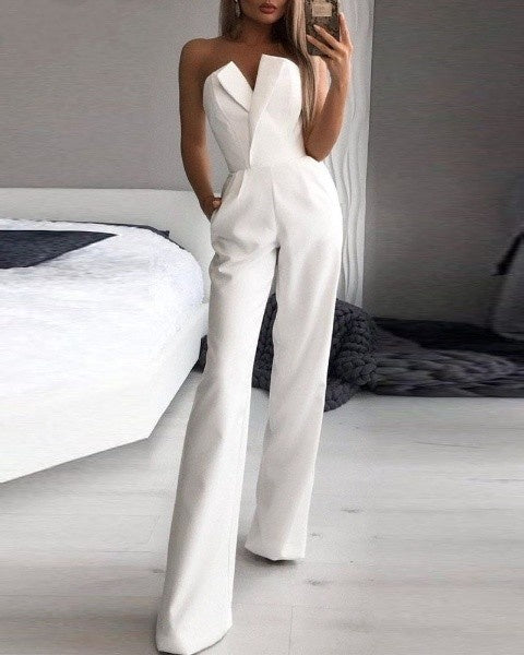 Anne | Elegant and Vibrant Sleeveless Jumpsuit 1