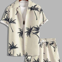 Luca | Tropisches Sommer-Set – Herrenhemd & Shorts