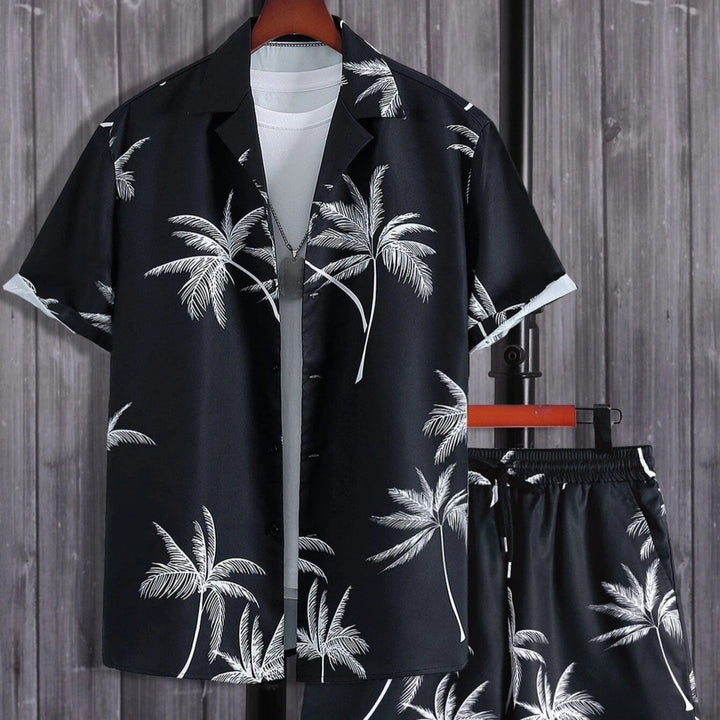 Archie | Summer Set for Men Tropical Shirt and Shorts Ensemble 1