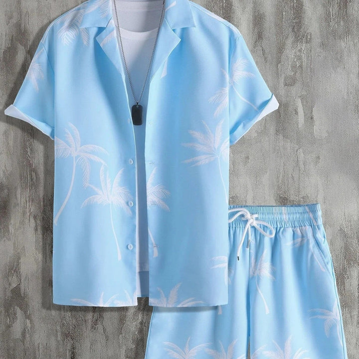 Archie | Summer Set for Men Tropical Shirt and Shorts Ensemble 2