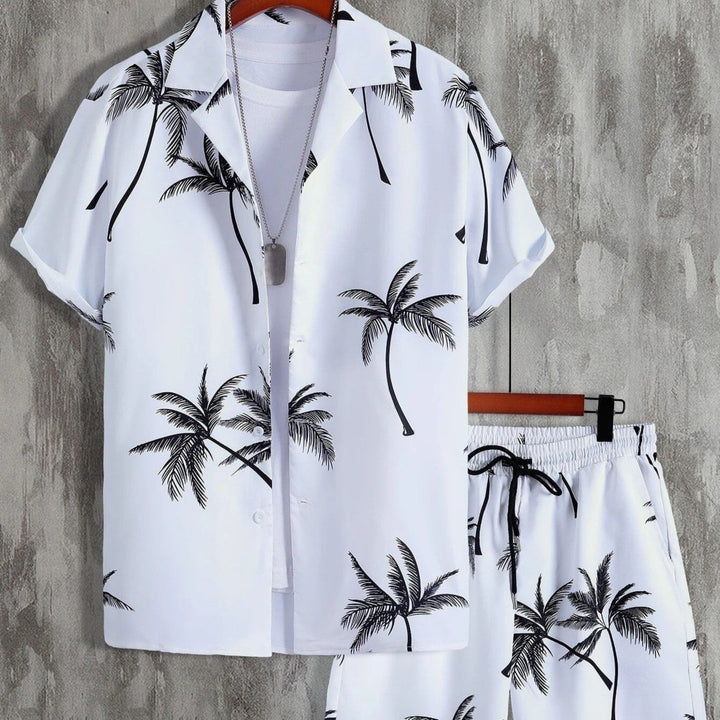 Archie | Summer Set for Men Tropical Shirt and Shorts Ensemble 3