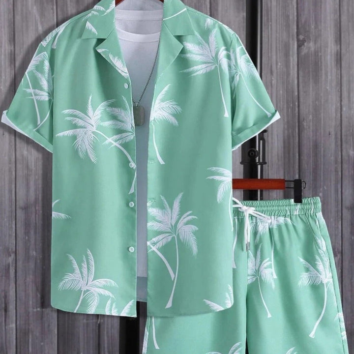 Archie | Summer Set for Men Tropical Shirt and Shorts Ensemble 4
