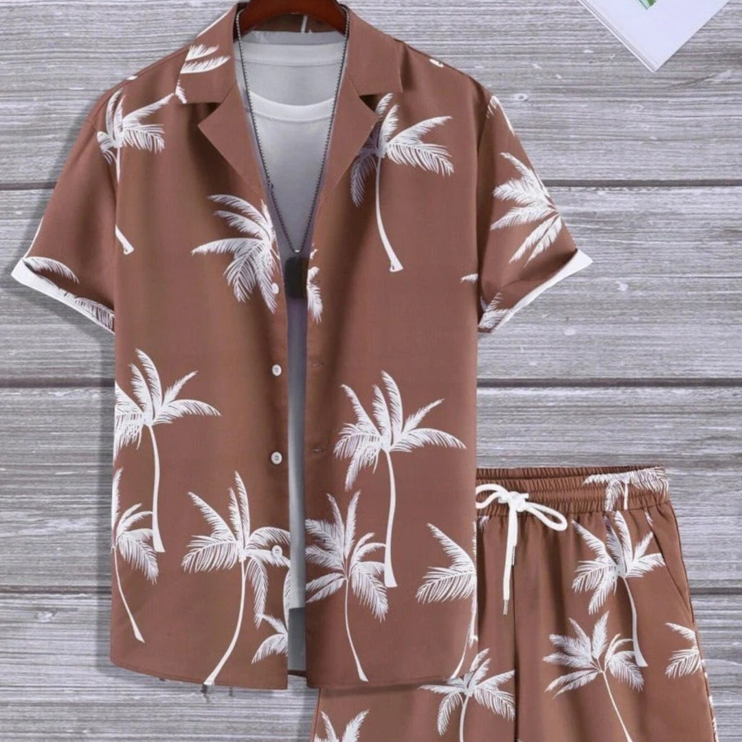 Archie | Summer Set for Men Tropical Shirt and Shorts Ensemble 5