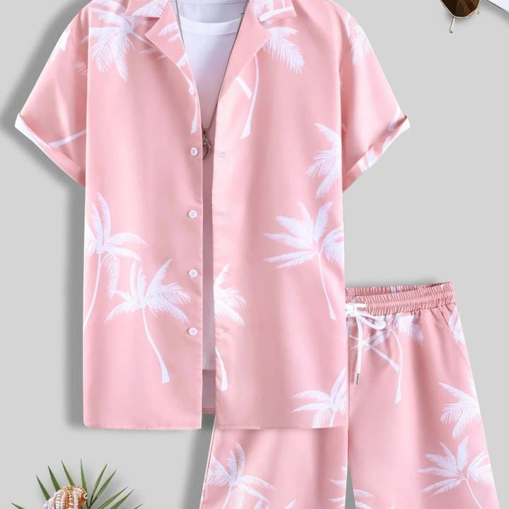 Archie | Summer Set for Men Tropical Shirt and Shorts Ensemble 6