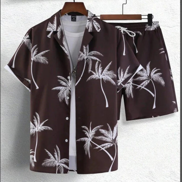 Archie | Summer Set for Men Tropical Shirt and Shorts Ensemble 7