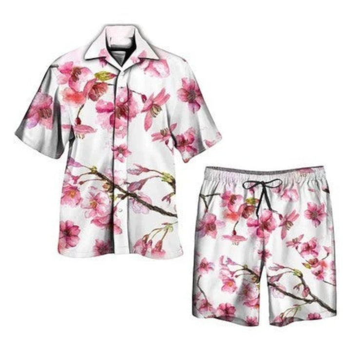 Archie | Summer Set for Men Tropical Shirt and Shorts Ensemble 8