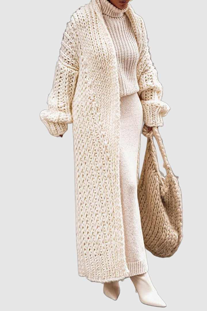 Aria | Open-Front and Stylish Knit Longline Cardigan 1