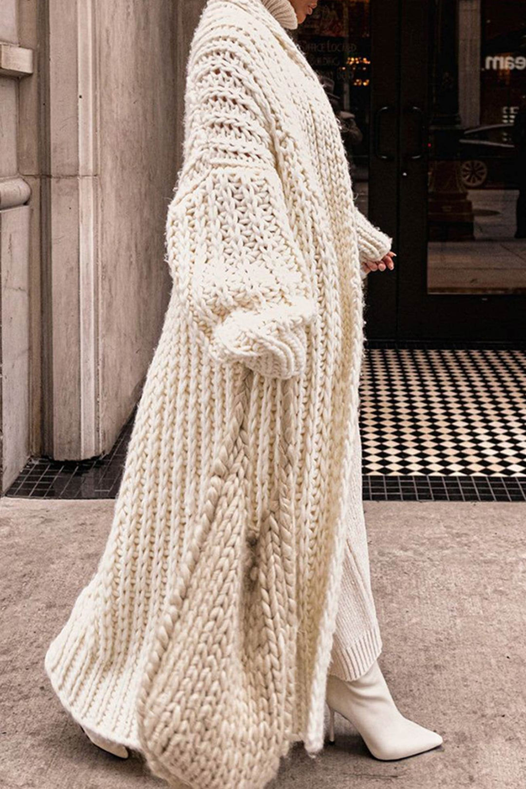 Aria | Open-Front and Stylish Knit Longline Cardigan 4