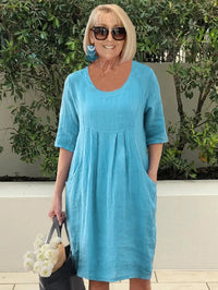 Luna| Sommerkleid mit Taschen