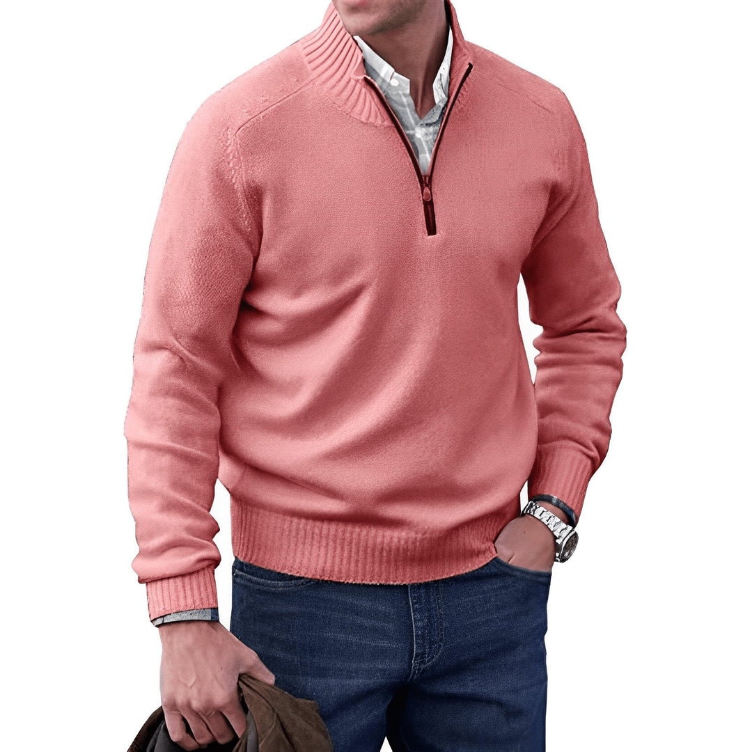 Arthur | Classic Quarter-Zip Knit Sweater 4