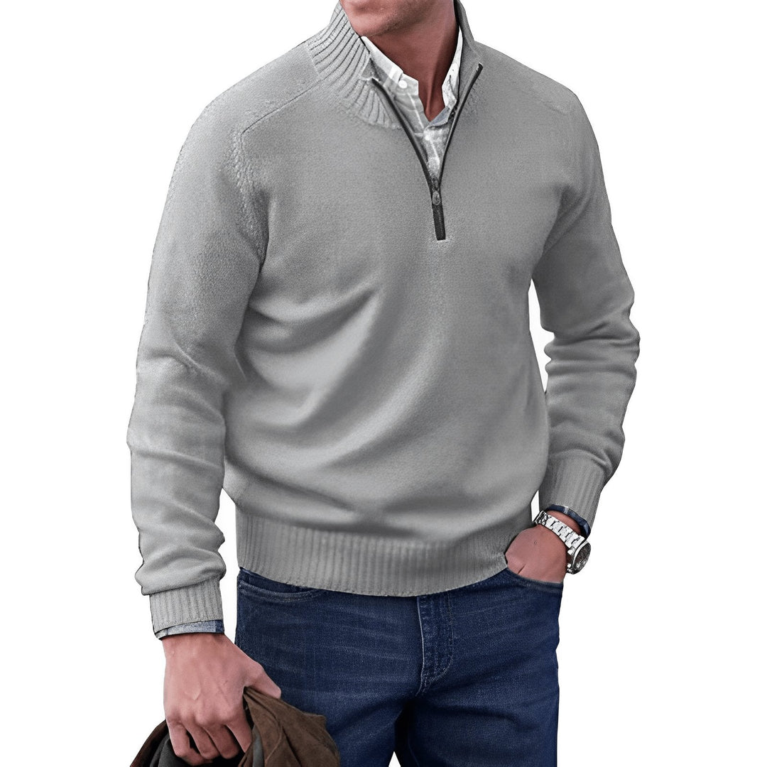 Arthur | Classic Quarter-Zip Knit Sweater 7