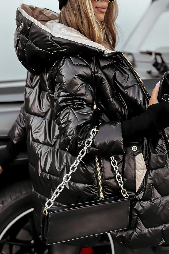Ava | Casual capuchin winter jacket 4