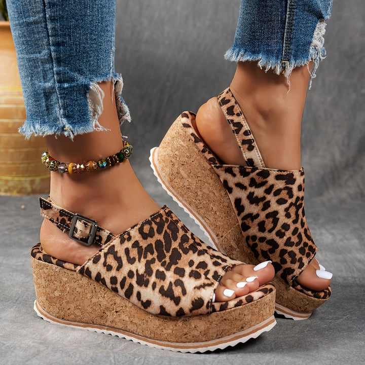 Ava | Comfortable Platform Wedge Sandals 2