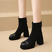 Victoria | Comfortable And Warm Bold Leather Boots