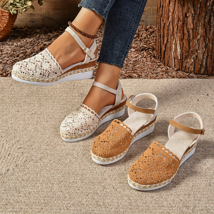 Bella | Lightweight Adjustable Arch-Relief Walking wedge Sandals 4
