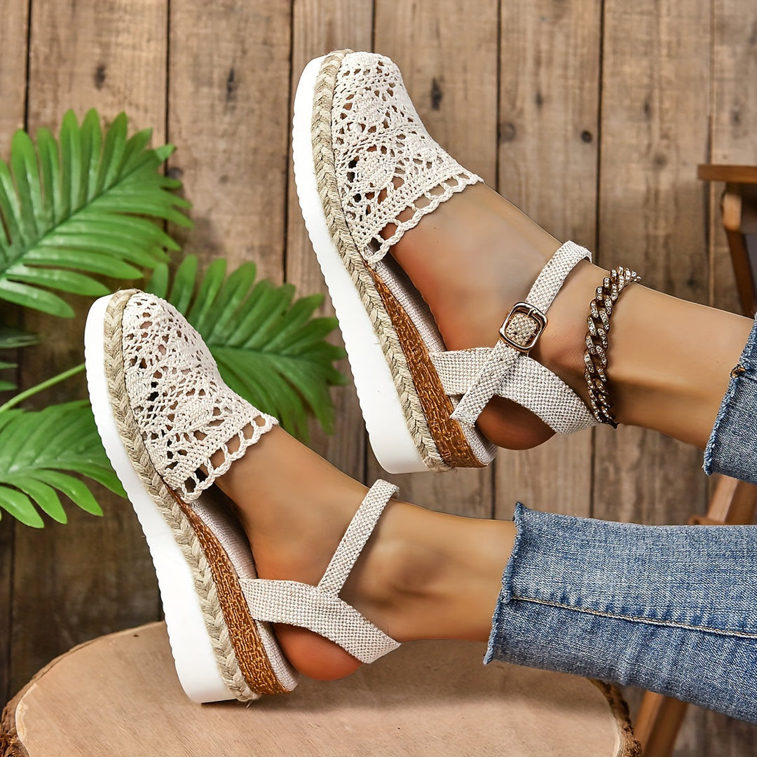 Bella | Lightweight Adjustable Arch-Relief Walking wedge Sandals 8