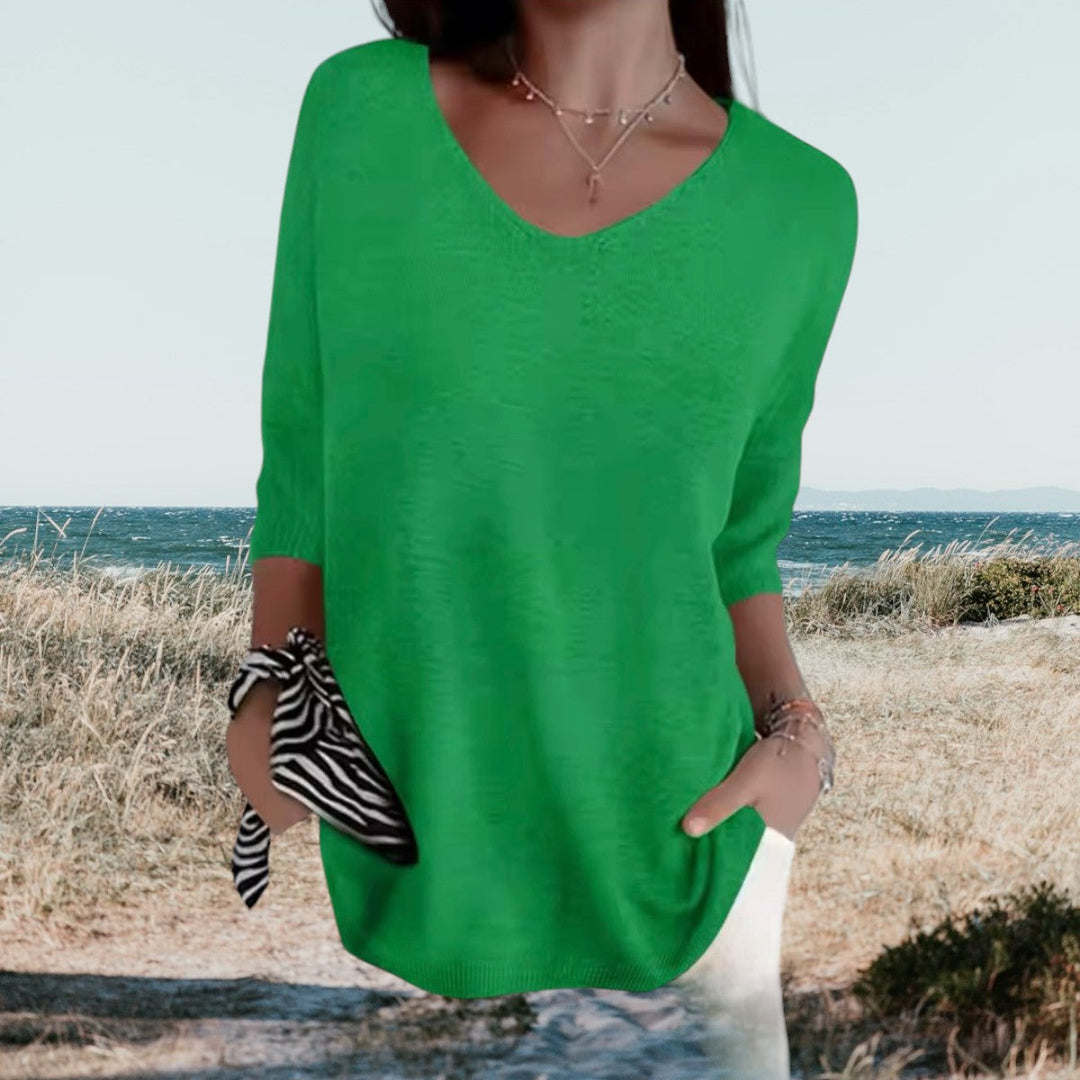 Bella | Lightweight V-Neck, Summer Style 10