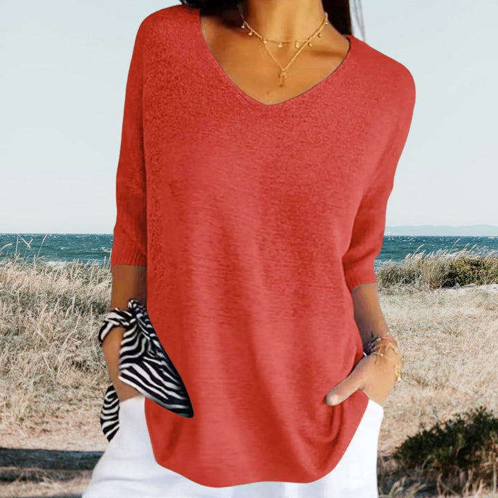 Bella | Lightweight V-Neck, Summer Style 12