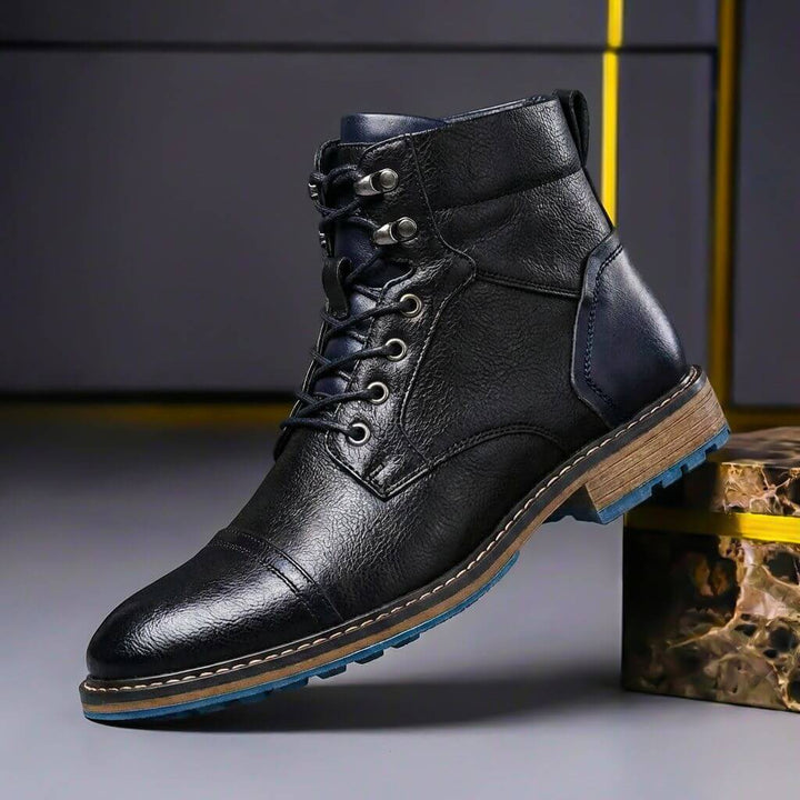 Benjamin | Refined  And Premium Two-Tone Leather Boots 5