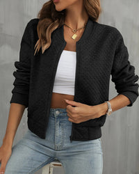Elara|Giacca Bomber Elegante a Maniche Lunghe
