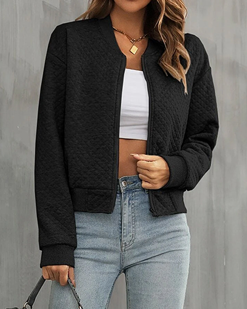 Bettina | Elegant Bomber Style Long Sleeves Jacket 1