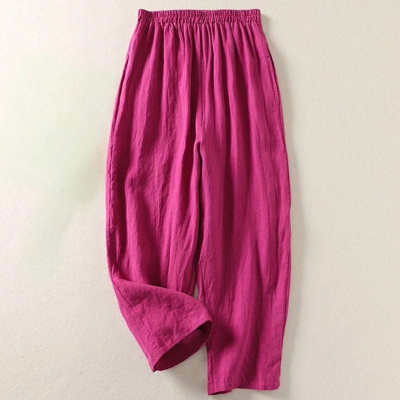 Blythe | Elegant High-Rise Wide Leg Trousers for Women - Fluid, Comfortable &amp; Versatile 3