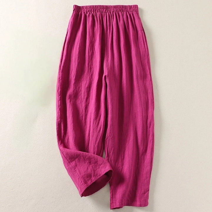 Blythe | Elegant High-Rise Wide Leg Trousers for Women - Fluid, Comfortable &amp; Versatile 3
