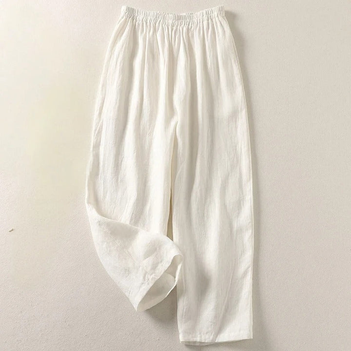 Blythe | Elegant High-Rise Wide Leg Trousers for Women - Fluid, Comfortable &amp; Versatile 4