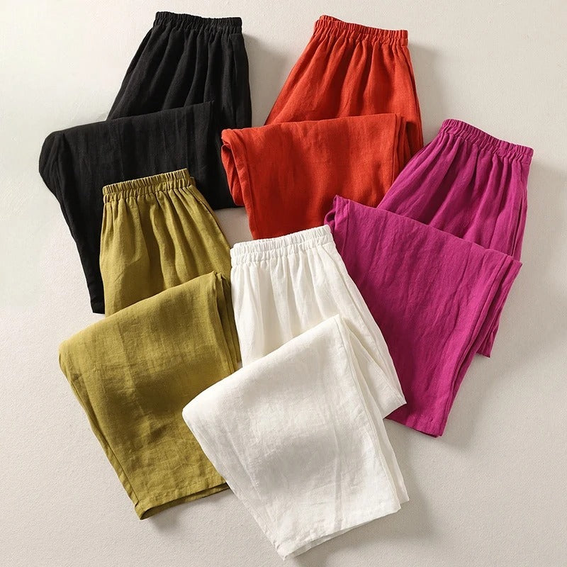 Blythe | Elegant High-Rise Wide Leg Trousers for Women - Fluid, Comfortable &amp; Versatile 5