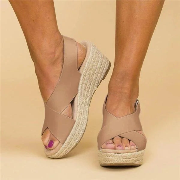 Camille | Adjustable Orthopedic Summer Wedge Sandals for Women 7