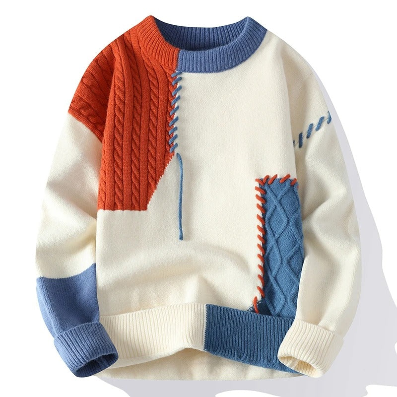 Charlie | Stylish Patchwork Vanguard Sweater 0