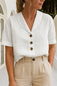 Sofia | Sophisticated And Tailored Collared Blouse