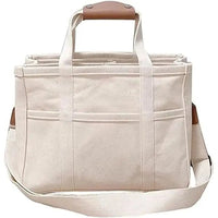 Julia | Multi-Pocket Versatile Canvas Tote Bag