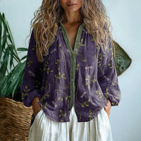 Isabella | Sophisticated And Breezy Bohemian Linen Blouse