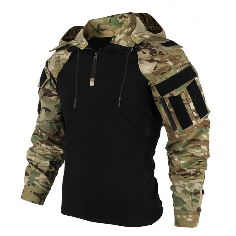 Christian | Men's tactical softshell jacket with hood 0