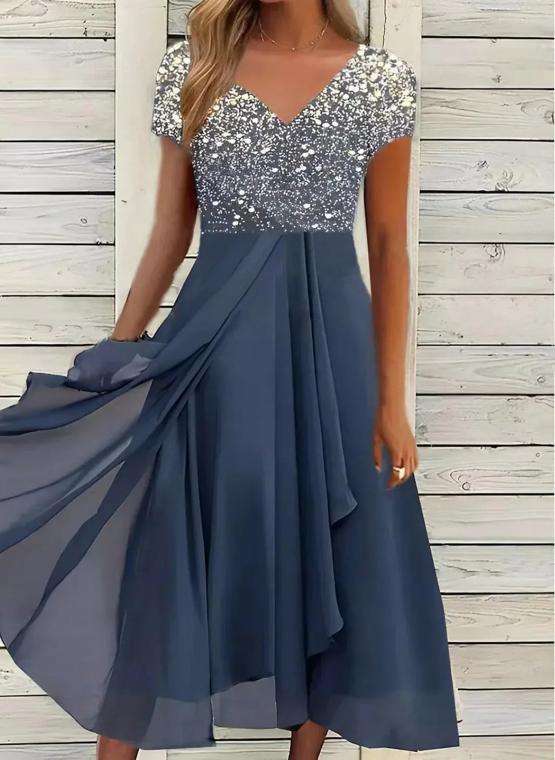 Christina | Flexible Fabric Chic Elegance Cocktail Dress 13