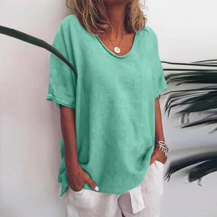 Christina | Relaxed Fit Breathable Fabric summer Blouse 11