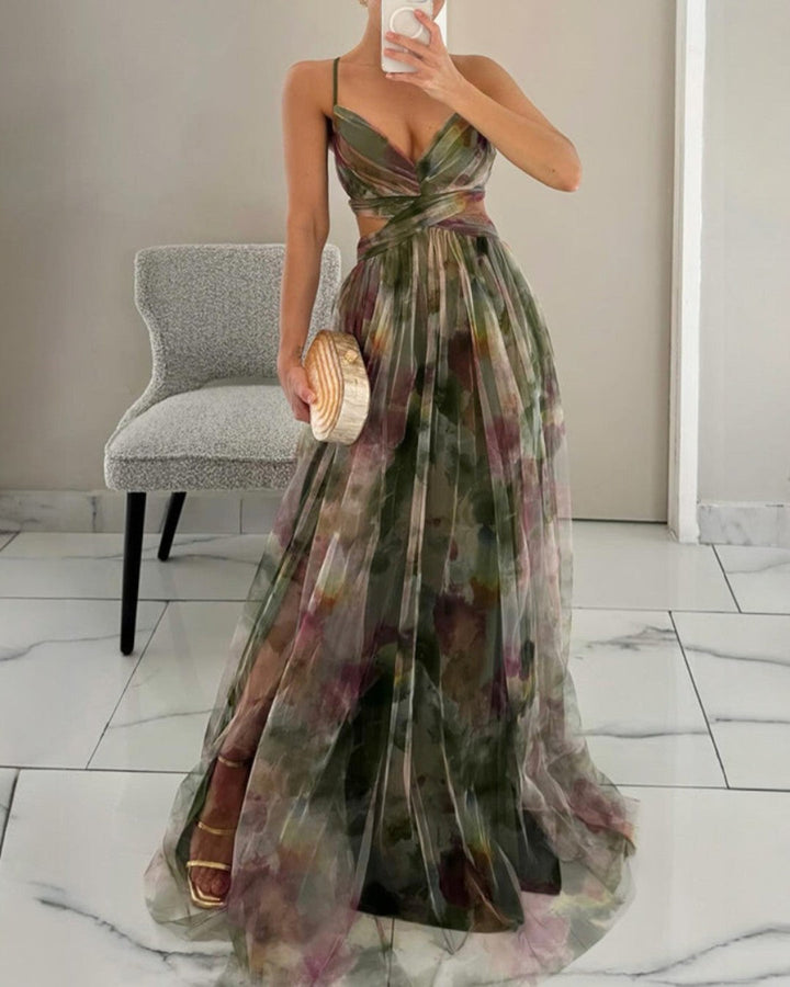 Clara | Elegant Floral Maxi Dress 1