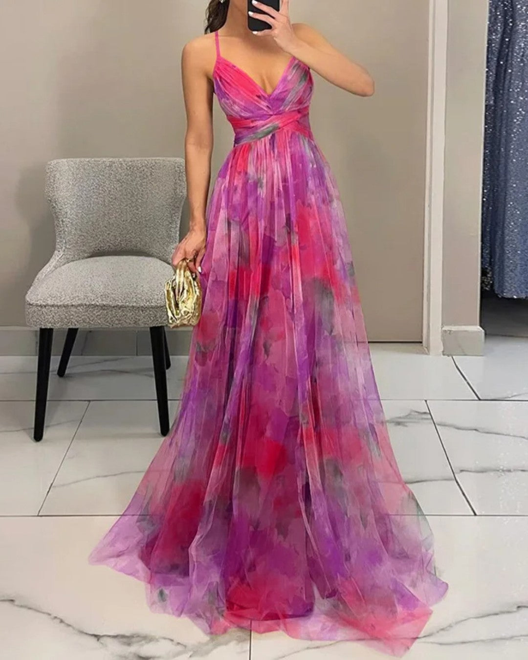 Clara | Elegant Floral Maxi Dress 3