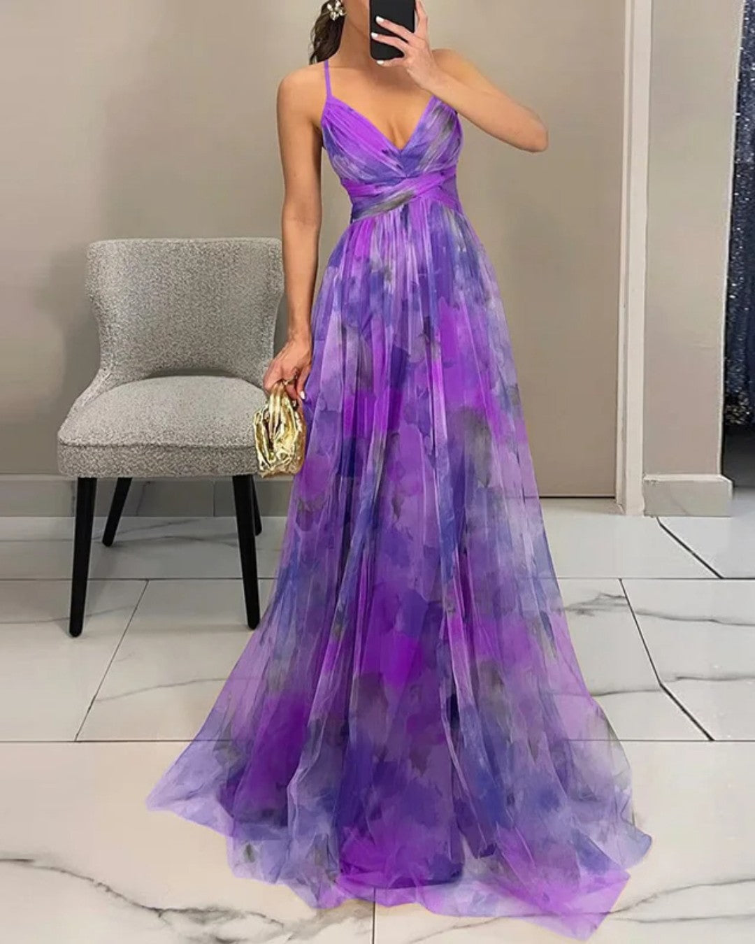 Clara | Elegant Floral Maxi Dress 4
