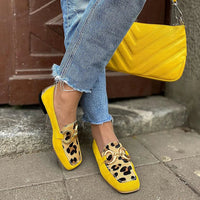 Elena | Elegante und zeitlose Loafers mit Animal-Print