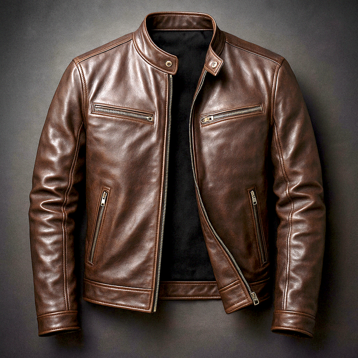 Dennis | Bold and Classic Heritage Leather Jacket 2