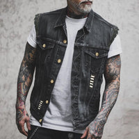 James | Classic and Comfortable Men's Denim Vest