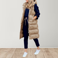 Clara | Stylish and Comfortable Longline Layering Vest