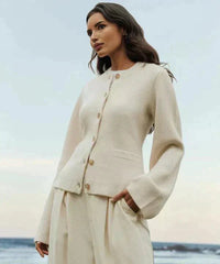 Clara | Cozy And Elegant Wool Blend Winter Knitted Vest