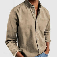 Rowan| Camicia Classica a Maniche Lunghe con Bottoni