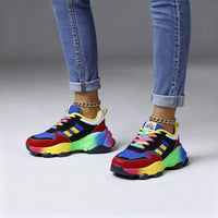 Amelia | Dynamic And Vibrant Orthopedic Multi-Color Sneakers
