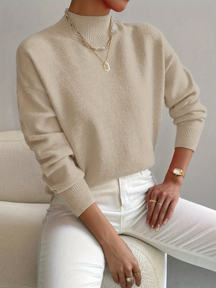 Elena | Comfortable And Warm Mock Turtleneck Sweater 4
