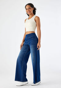 Aveline | Hoch taillierte Ultra-Stretch-Jeans