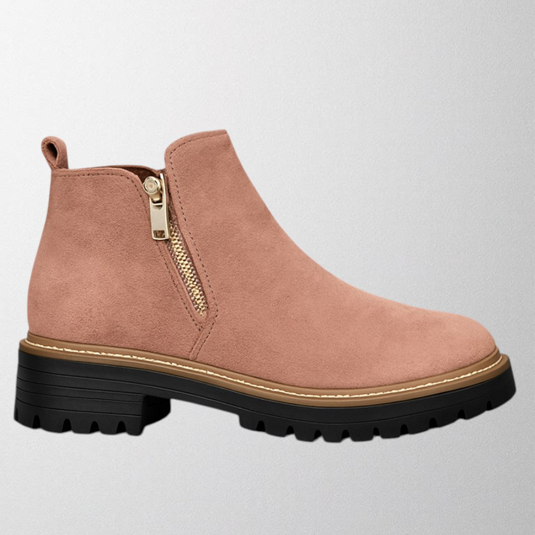 Elizabeth | Comfortable And Elegant Round-Toe Boots With Side Zip 4